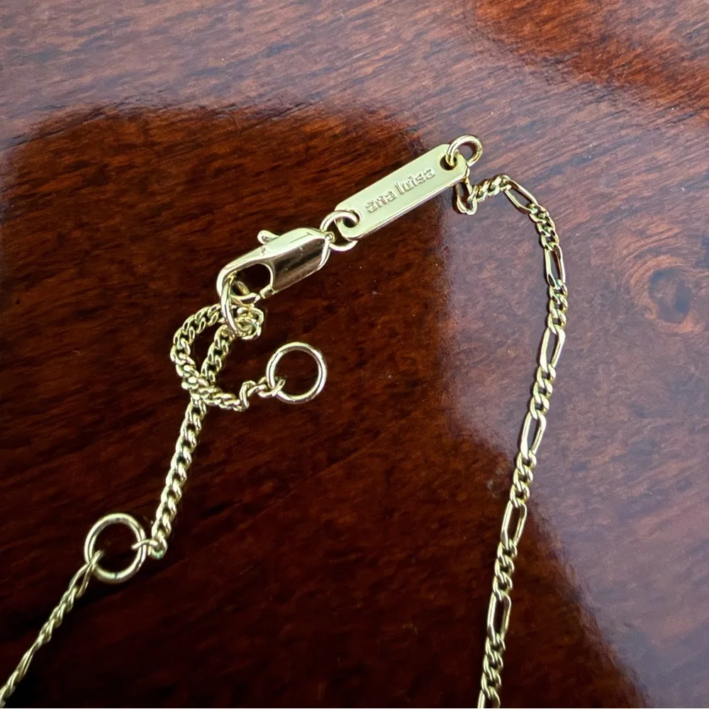 Ana Luisa Gold Figaro Chain Necklace - Picture 4 of 4
